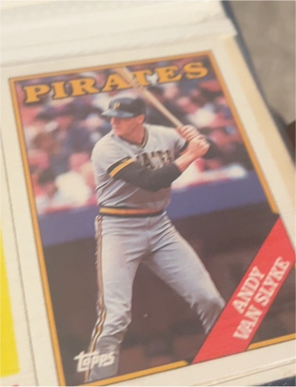 1988 Topps #142 Andy Van Slyke — front