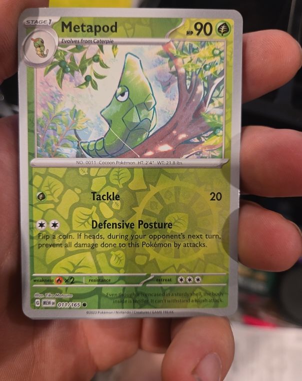 2023 Pokémon TCG Scarlet & Violet 151 #011 Metapod — front