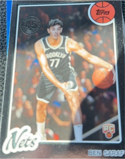 2025-26 Topps #80BK-72 Ben Saraf — front