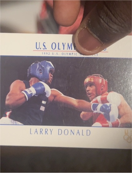 1992 Impel U.S. Olympicards #24 Larry Donald — front