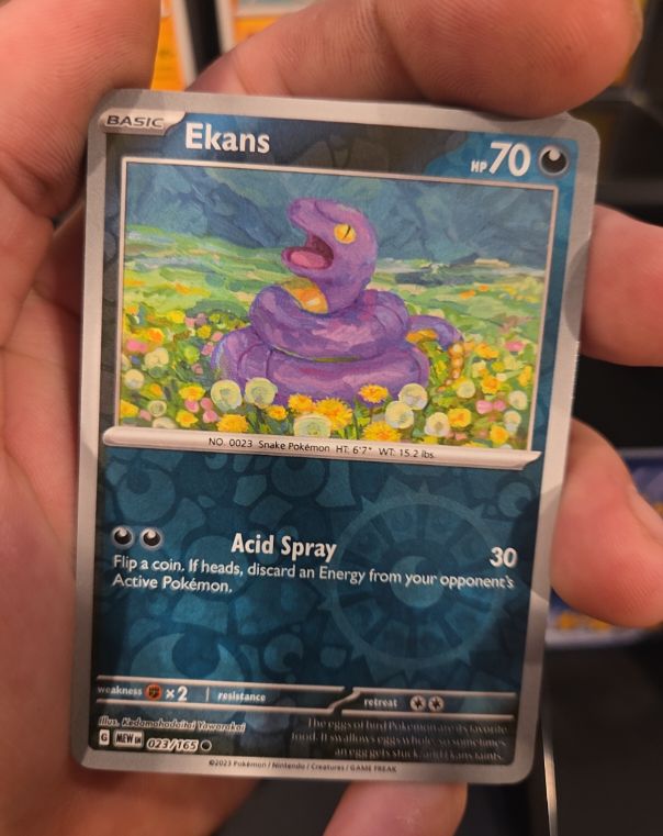 2023 Pokémon Scarlet & Violet 151 #023 Ekans — front