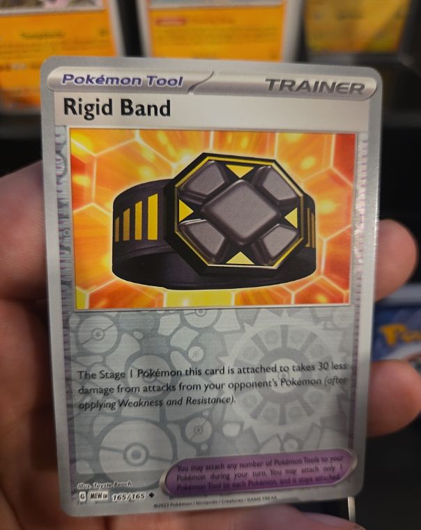2023 Pokémon Scarlet & Violet 151 #165 Rigid Band — front