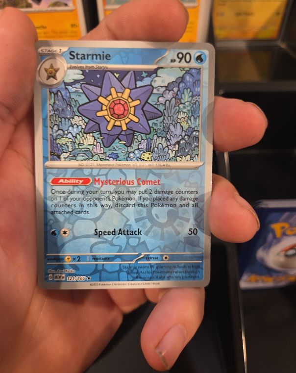 2023 Pokémon Scarlet & Violet 151 #121 Starmie — front