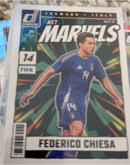 2024-25 Donruss #18 Federico Chiesa Net Marvels — front