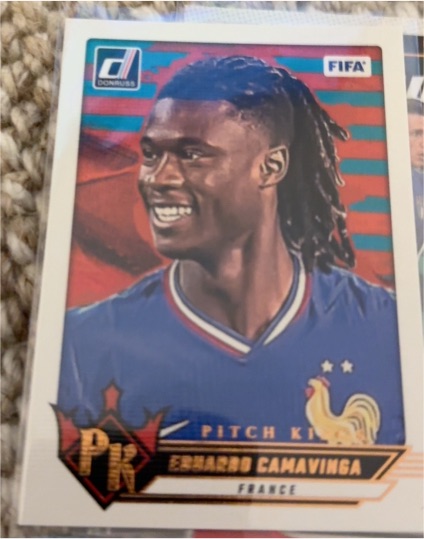 2024-25 Donruss #9 Eduardo Camavinga Pitch Kings — front