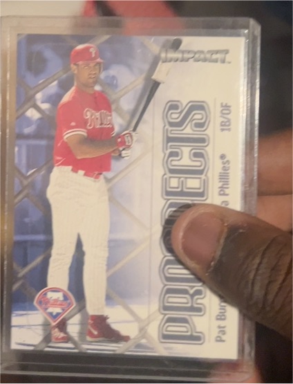 2000 Fleer Skybox Impact #91 Pat Burrell — front