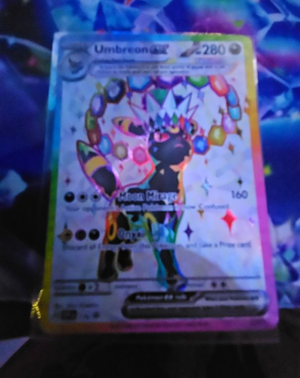 2024 Pokémon Umbreon EX #176 Prismatic Evolutions Premium Figure Collection — front