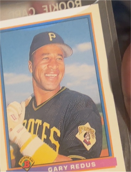 1991 Bowman #516 Gary Redus — front