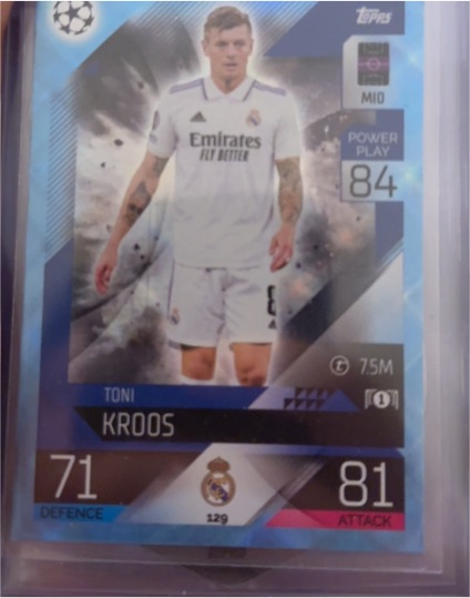 2022-23 Topps Match Attax #129 Toni Kroos Real Madrid CF — front