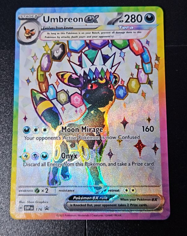 Umbreon ex SVP 176 Black Star Promo — front