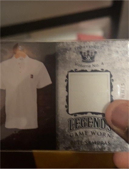 2020 Sage Sport Kings Volume No. 4 Legends Game Worn Memorabilia — front