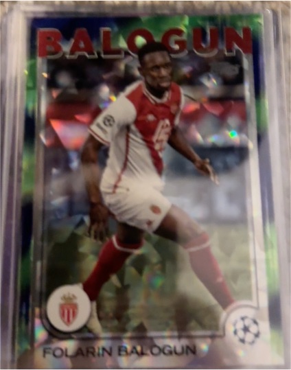 2024-25 Topps UEFA #21 Folarin Balogun — front
