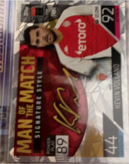 2022 Topps Match Attax #44 Kevin Volland — front