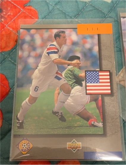 1994 Upper Deck World Cup Contenders #311 John Harkes USA — front