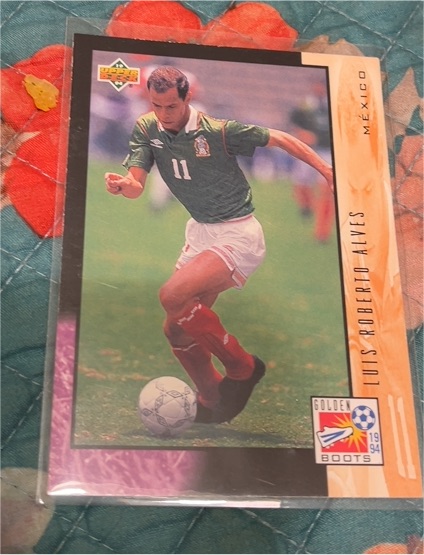 1994 Upper Deck World Cup Golden Boots #329 Luis Roberto Alves — front
