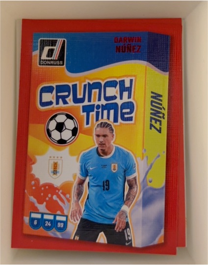 2024 Donruss Crunch Time Red #3 Darwin Nunez — front