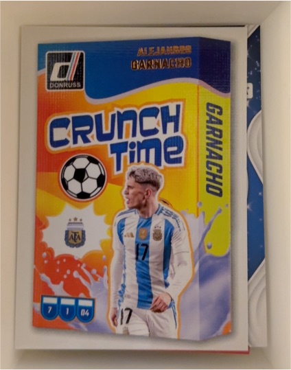 2024-25 Panini Donruss #22 Alejandro Garnacho Crunch Time — front