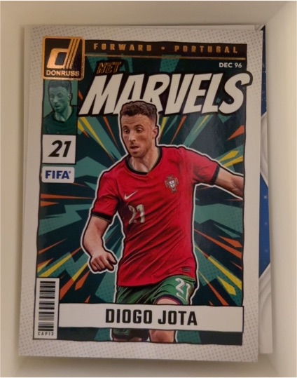 2024-25 Panini Donruss FIFA Net Marvels #16 Diogo Jota — front