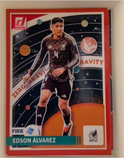 2024-25 Panini Donruss #23 Edson Álvarez Zero Gravity Red — front