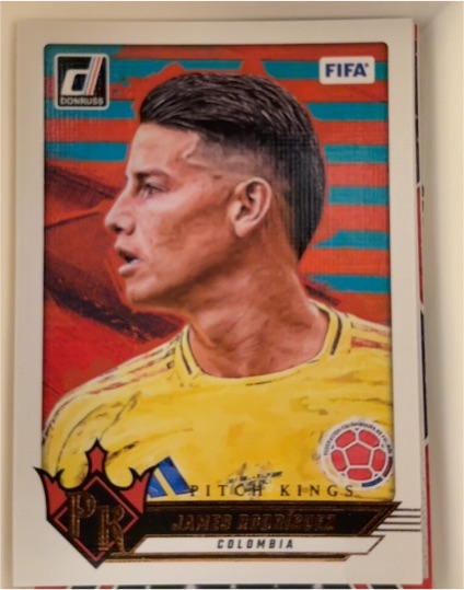 2024-25 Donruss #5 James Rodriguez Pitch Kings — front