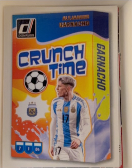 2024 Donruss Soccer Crunch Time #22 Alejandro Garnacho — front