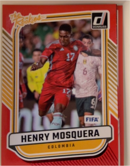 2024-25 Donruss Soccer #24 Henry Mosquera The Rookies — front