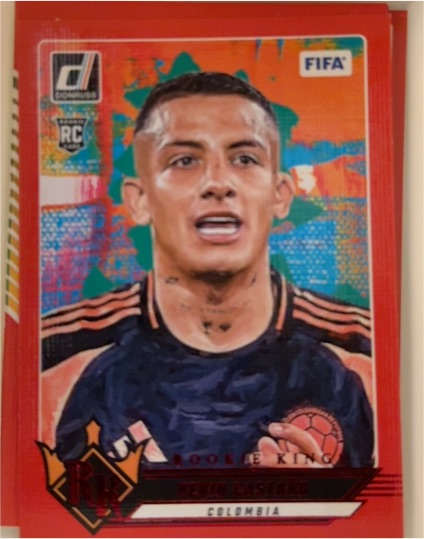 2024-25 Donruss #1 Kevin Castaño Rookie Kings Red — front
