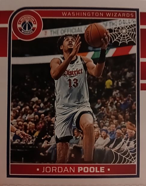 2024-25 Panini Haunted Hoops #218 Jordan Poole — front