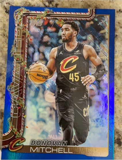 2025-26 Topps Holiday #H63 Donovan Mitchell — front