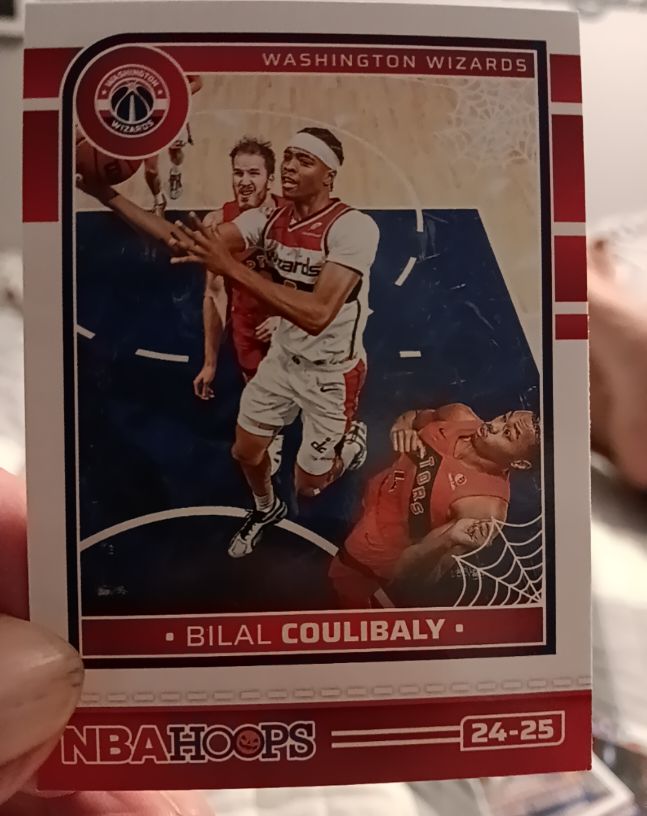 2024-25 Panini NBA Hoops #24-25 Bilal Coulibaly — front