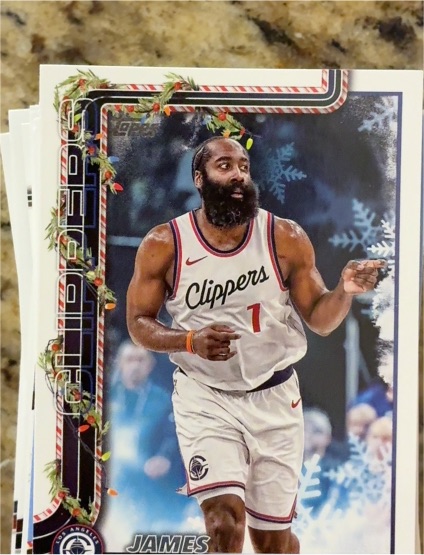 2025-26 Topps Holiday Basketball #H113 James Harden — front