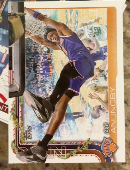 2025-26 Topps Holiday #H13 OG Anunoby — front