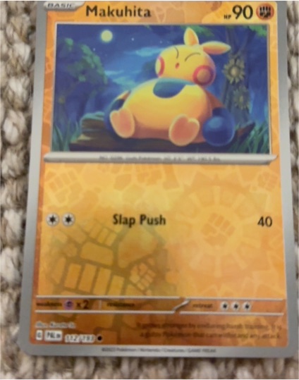 2023 Pokémon SV02: Paldea Evolved #112 Makuhita — front