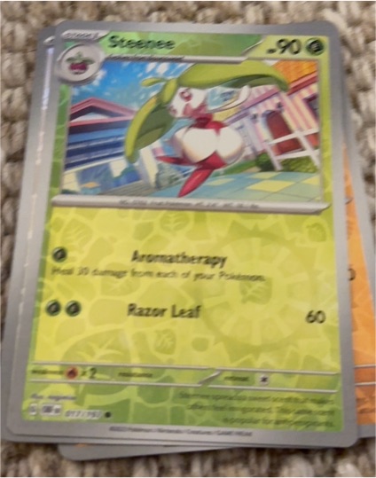 2023 Pokémon SV03: Obsidian Flames #017 Steenee — front