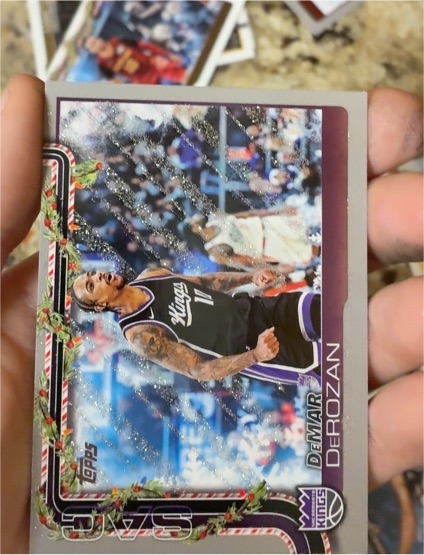 2025-26 Topps Holiday #H129 DeMar DeRozan — front