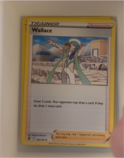 2022 Pokémon Sword & Shield Silver Tempest #166 Wallace — front