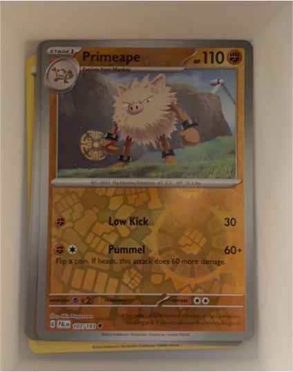 2023 Pokémon Paldea Evolved #107 Primeape — front