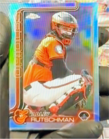 2025 Topps Chrome Adley Rutschman Image Variation Refractor Baltimore Orioles — front