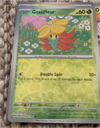 2023 Pokémon SV07: Stellar Crown #010 Gossifleur — front