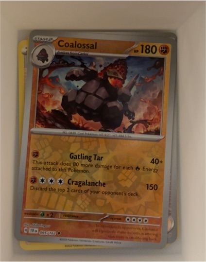 2024 Pokémon Temporal Forces #095 Coalossal — front