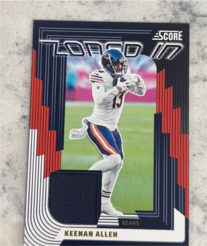 2025 Panini Score Zoned In #ZON-KAN Keenan Allen — front