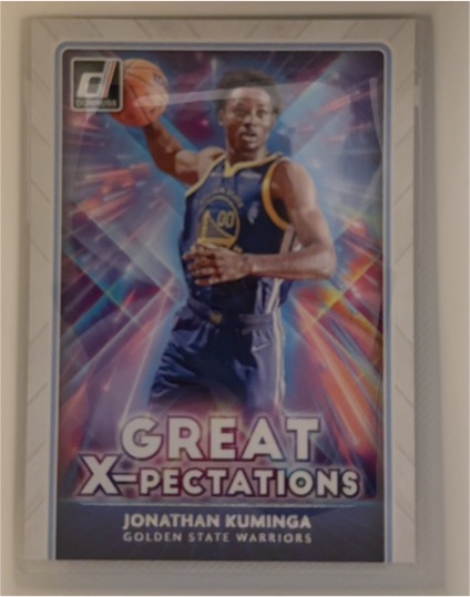 2021-22 Panini Donruss #4 Jonathan Kuminga Great X-Pectations — front