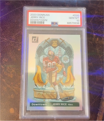 2023 Donruss #D20 Jerry Rice Downtown! — front