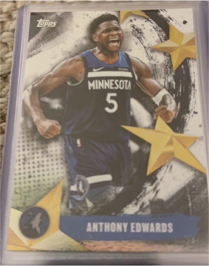 2025-26 Topps #SA-7 Anthony Edwards Stars of the NBA — front