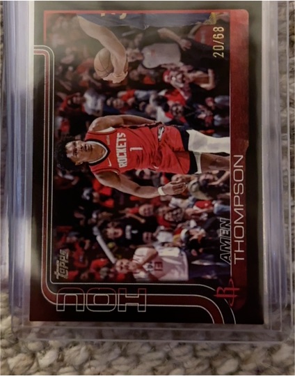 2025-26 Topps #176 Amen Thompson — front