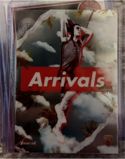 2024-25 Topps Finest #A-8 Nikola Topic Arrivals — front