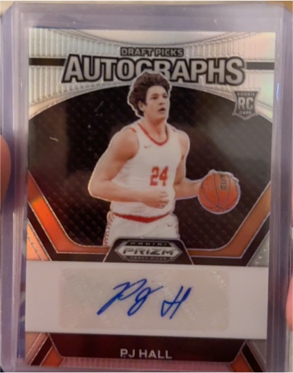 2024 Panini Prizm Draft Picks Autographs #DPA-PJH PJ Hall — front