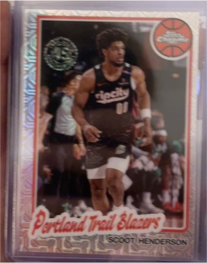 2025-26 Topps Chrome #TC-SH Scoot Henderson — front