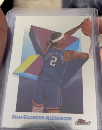 2024-25 Topps Finest #67 Shai Gilgeous-Alexander — front