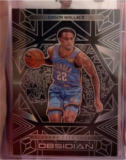 2024-25 Panini Obsidian #22 Cason Wallace — front